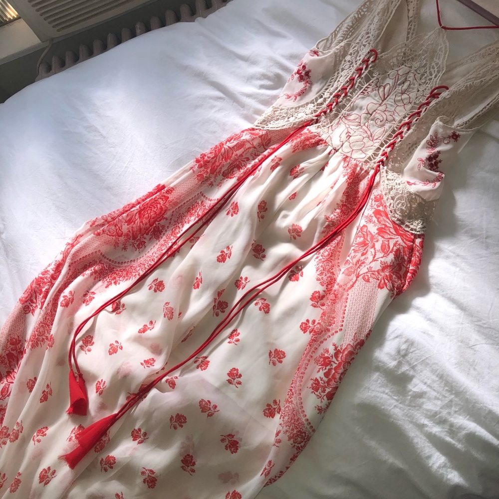 Free People Floral Maxi Dress